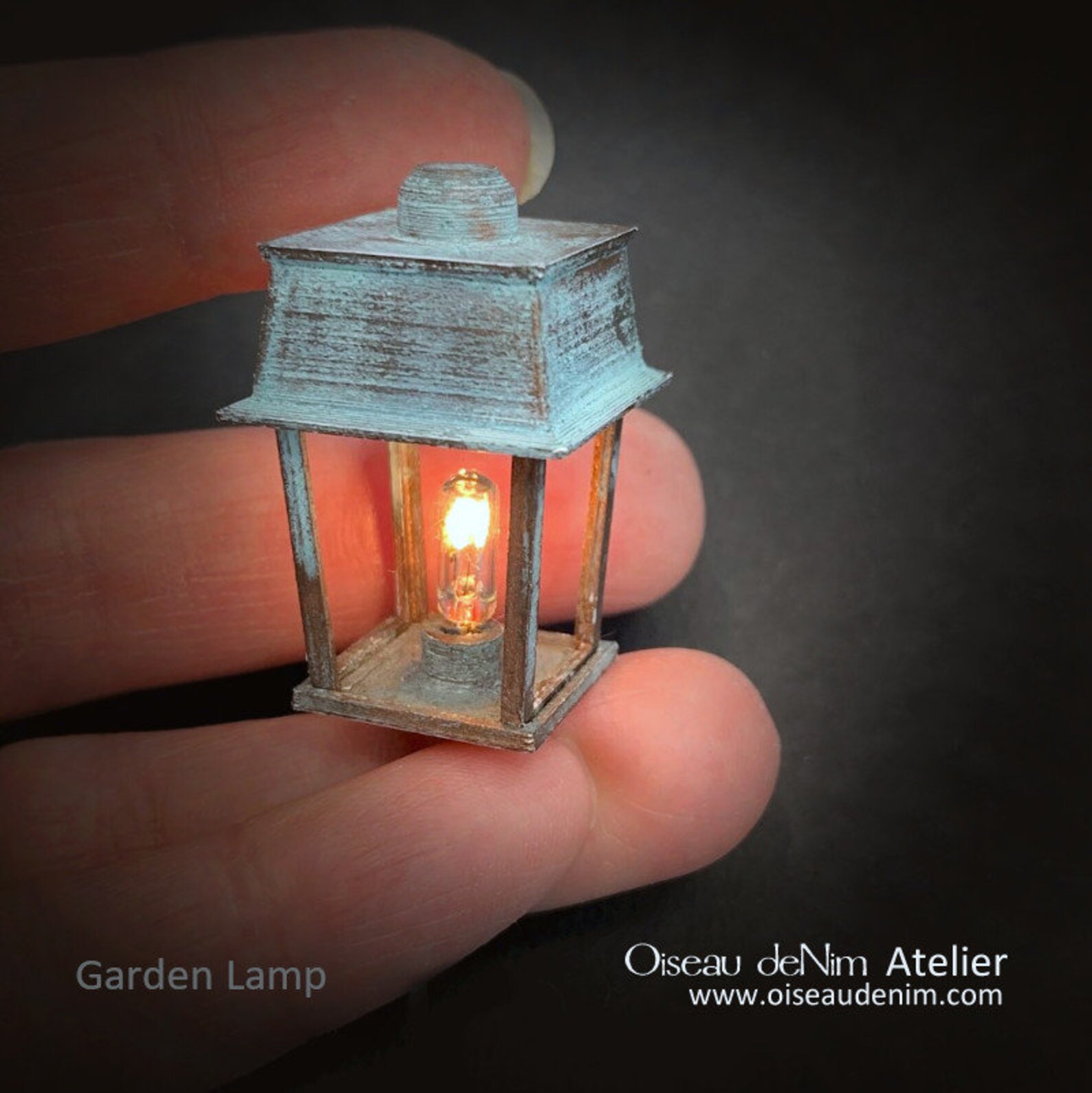 Dollhouse Miniature Old Style Garden Lights DIY Kit Etsy