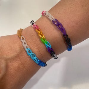 Pride flag bracelets!