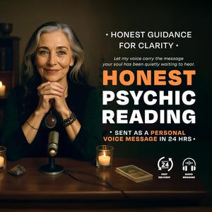 Personalized Psychic Reading: Soul Clarity & Guidance (Audio Message, 24hr Delivery)