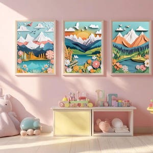 Kinderzimmer Wand Kunst Kinderzimmer Dekorative Wandkunst Kinderzimmer Kunstdruck Klassenzimmer Dekor Poster Bundle Digitaldruck