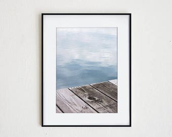 DOCKSIDE  |  instant download, photo print, nautical decor, wall art, nautical art, macro photo, summer print, seascape, driftwood, lake