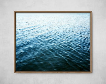 OMBRE WATERS | instant download,wall art, modern, lake, ocean, sea, summer, ombre, watercolor, blue, tropical, minimalist, seascape