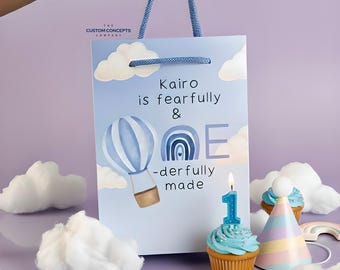 Bespoke Party Favour Bags: Custom Design Birthday, Wedding Gift (A5) Minimum Order of 20