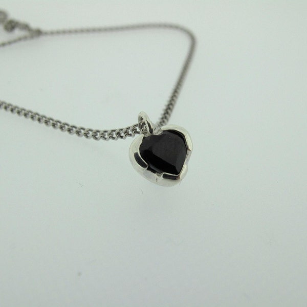 Dark Desire Black Sapphire Heart