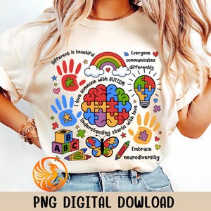 Everyone Communicates Differently Png, Autism Png, Autism Month png, Autism Mom Png, Autism shirt png, Speech Pathologist Png, Autism design