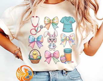 Easter Nurse Coquette Png, Happy Easter Png, Nurse Easter Shirt Design, School Nurse Png, Nurse Easter Bunny Png, Retro Nurse Png, Nursing