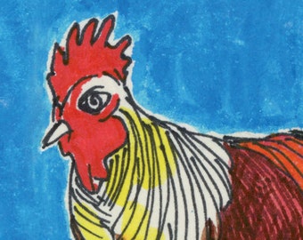 Ybor City Rooster poster