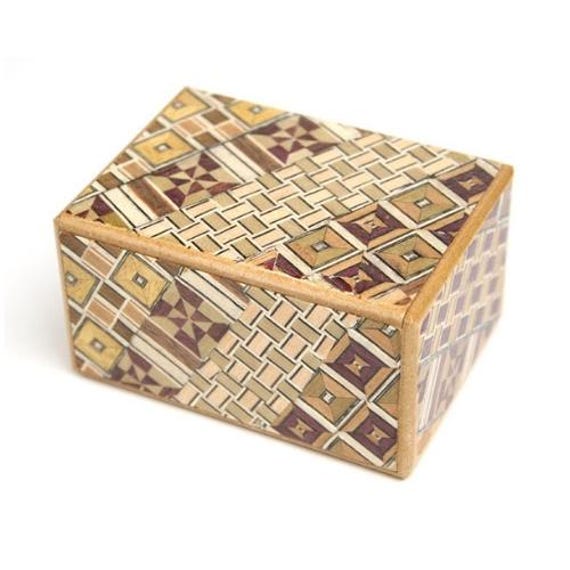 AHYUAN Wooden Brain Teaser Secret Opening Puzzle Box - View #13