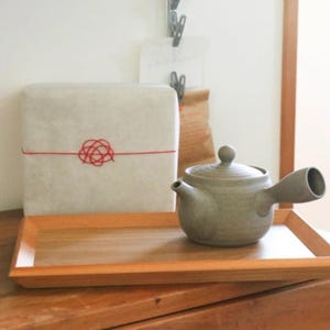 Kyusu Tokoname Keramik Teekanne mit Edelstahl Sieb | Handgefertigtes Japanisches Kyusu | Leicht zu reinigende Teekanne für den täglichen Gebrauch | 400cm3