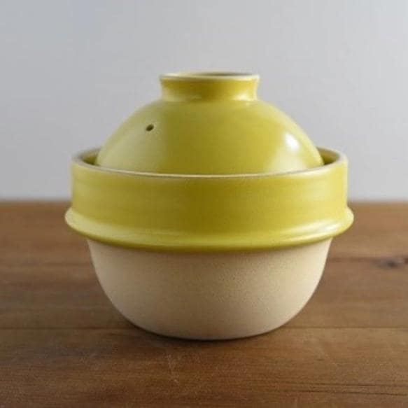 Mashiko-yaki Donabe Rice Cooker Pot | Japanese Clay Pot With Double Lid ...