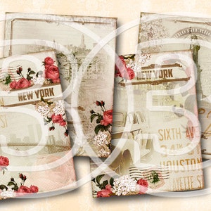 Vintage - I love New York ATC Karten, Tags