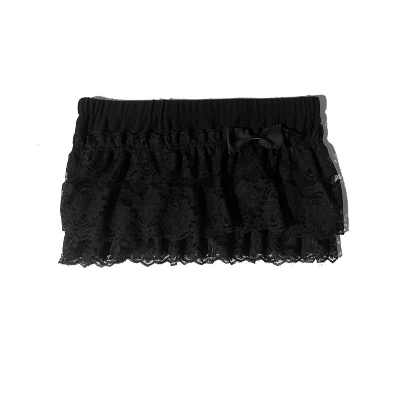 Gothic lace layered ruffle skirt main image 0