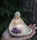 Handmade Ceramic Female Figurine – Altar Decor for Candles & Sacred Space product logo