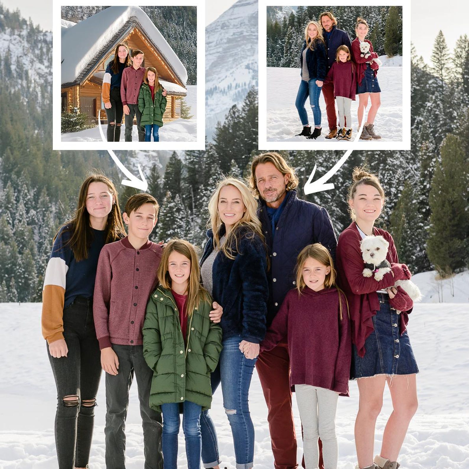 Add Person to Family Photo, Portrait of Loved One With Child, Deceased ...