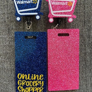 Shopping Cart Buggy Retractable Name Badge Reel Matching Customizable Badge Buddy Add On Badge Reel Accessories