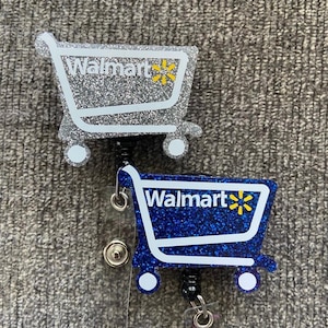 Buggy Shopping Cart Retractable Name Badge Reel ID Card Holder