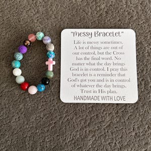 Messy Bracelet Handmade Messy Cross Bracelet
