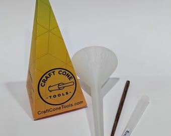 Lightweight Reusable Cone Filler Tool, Classic Cone Packer, Flexible Funnel, Raw Paper Cone Prerolls