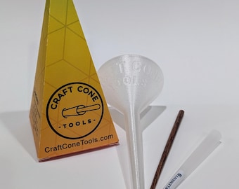 Efficient Cone Filler for Rolling & Packing, Classic Cone Loader, Flexible Funnel, Raw Paper Cone Prerolls