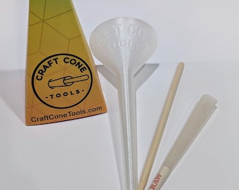 Durable King Cone Packing Tool for Prerolls, Classic Cone Loader, Flexible Funnel, Raw Paper Cone Filler