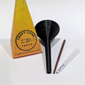 Kit de embudo para especias y manualidades: suministros para rellenar conos con varilla de embalaje