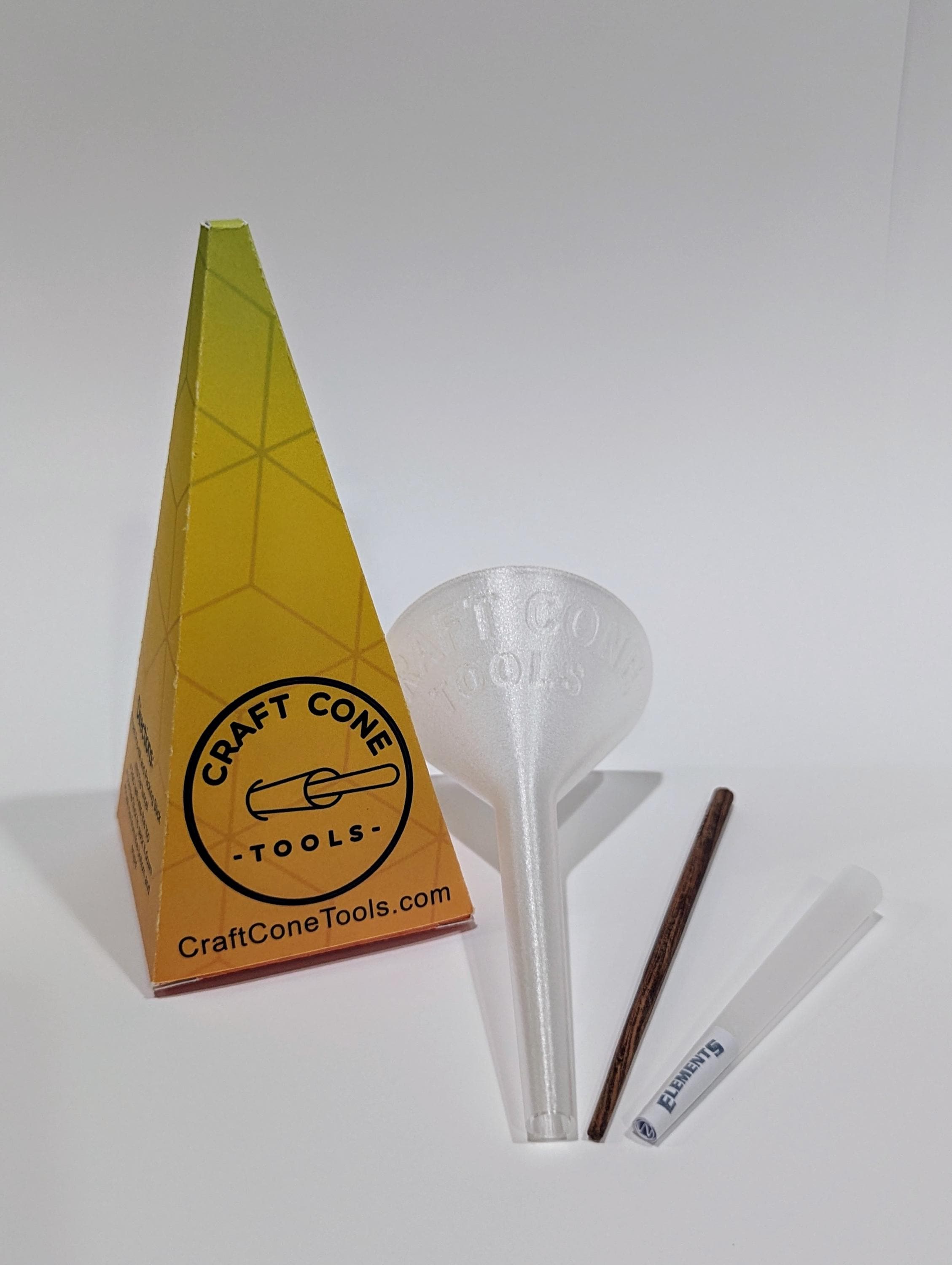 Handheld Cone Loader & Packer for Prerolls, Classic Cone Filler, Flexible Funnel, Raw Paper Cone Loader