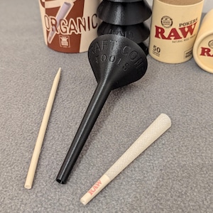 King Size Cone Filler & Packing Tool: Includes Pre-Rolled Cone