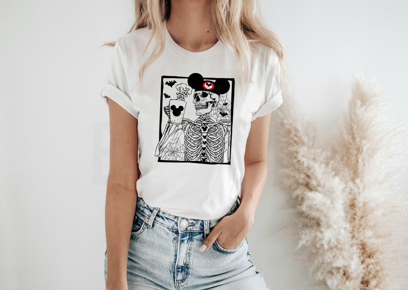 Disney Skeleton Shirt Mickey Skeleton 
