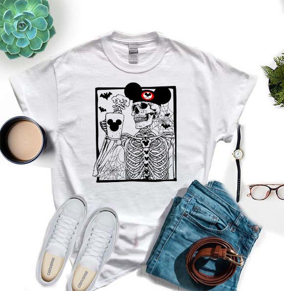 Disney Skeleton Shirt Mickey Skeleton 
