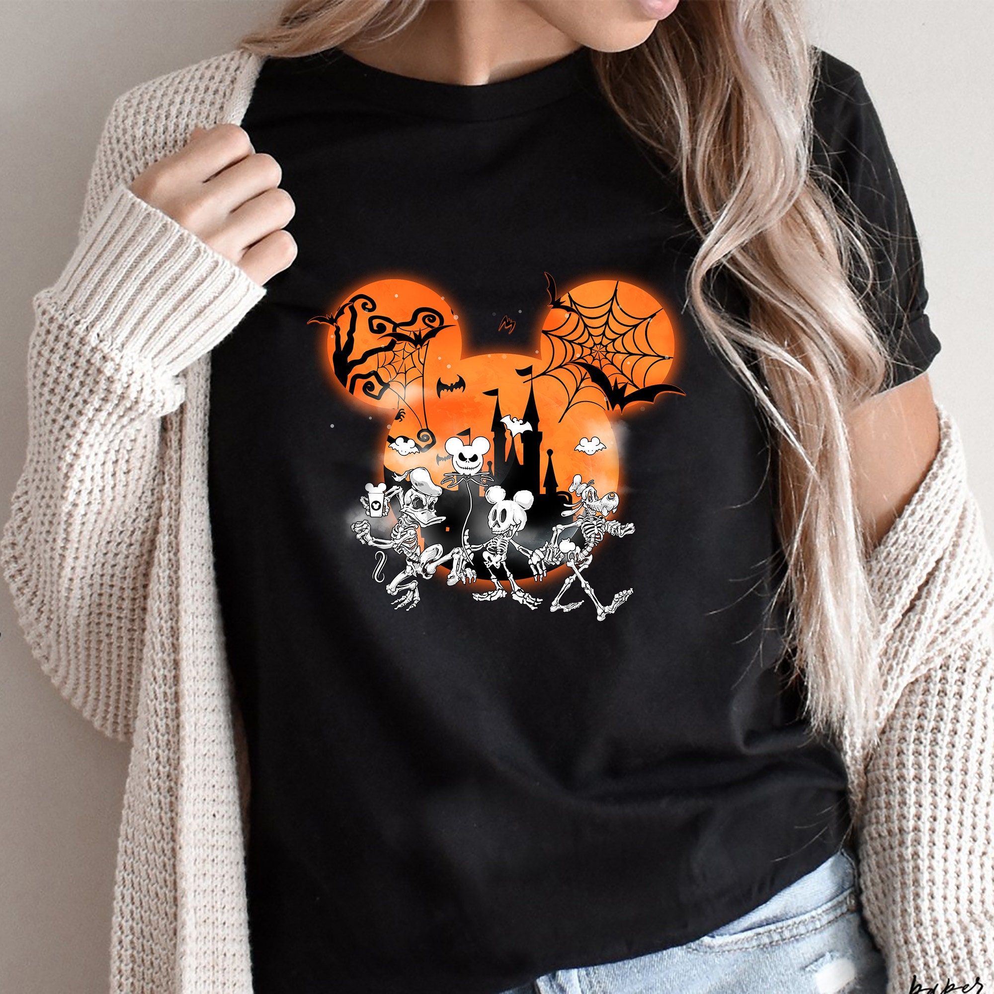 Disney Halloween Shirt Disney Skeleton 