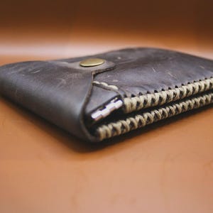Cartera de cuero hecha a mano: Hendrix