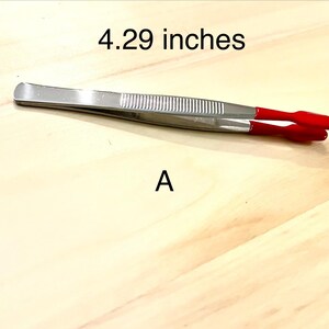 Stainless Steel Clamp - silicon tip Tweezers
