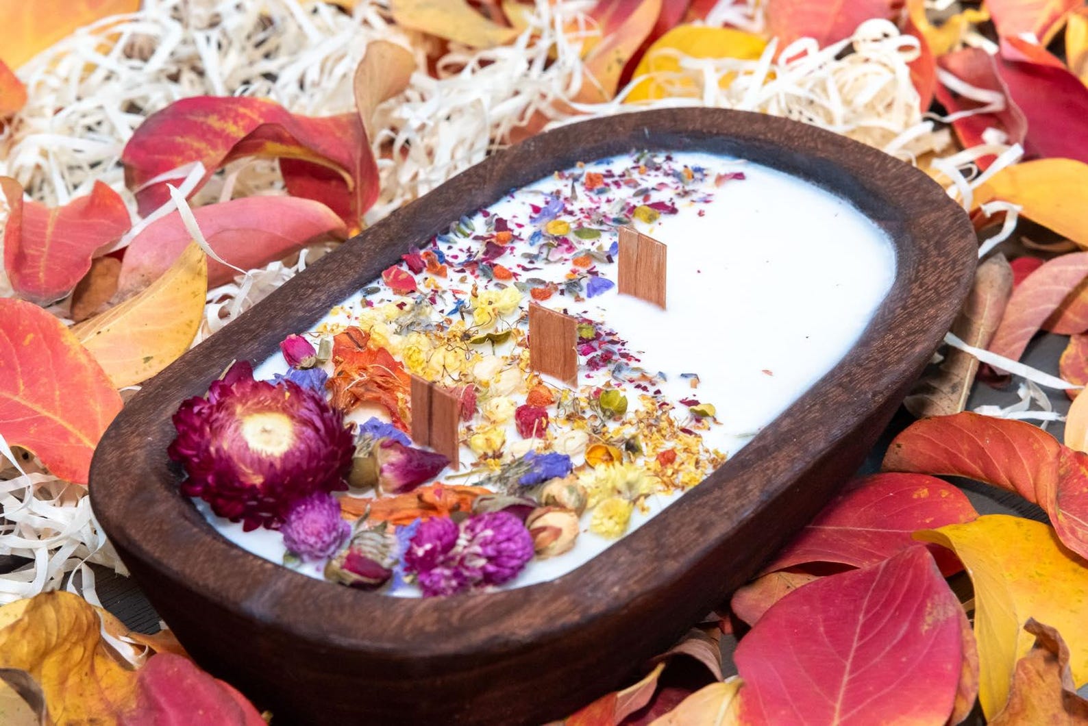 Botanical Garden Scented Dough Bowl Candle main image 1