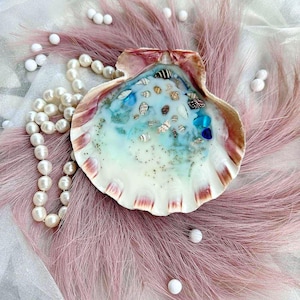 Ocean Shell Candle  | Handmade Coastal Decor | Beach Vibes Gift