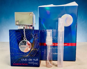 Club de Nuit Iconic Extrait de Parfum -5ml sample- decant-travel size