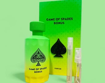 Game of Spades  Bonus Parfum -5ml sample- decant-travel size
