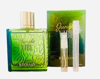 Rayhaan Jungle Vibe EDP - Muestra de 5 ml - Tamaño de viaje
