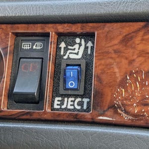 Cover Cap button with Ejector Seat symbol for Volvo 940/740 Dashboard Panel