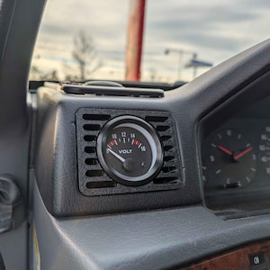 Volvo 940, 740 Gauge Holder vent replacement 52mm. Custom gauge pod, gauge mount, meter holder, Mätarhållare.
