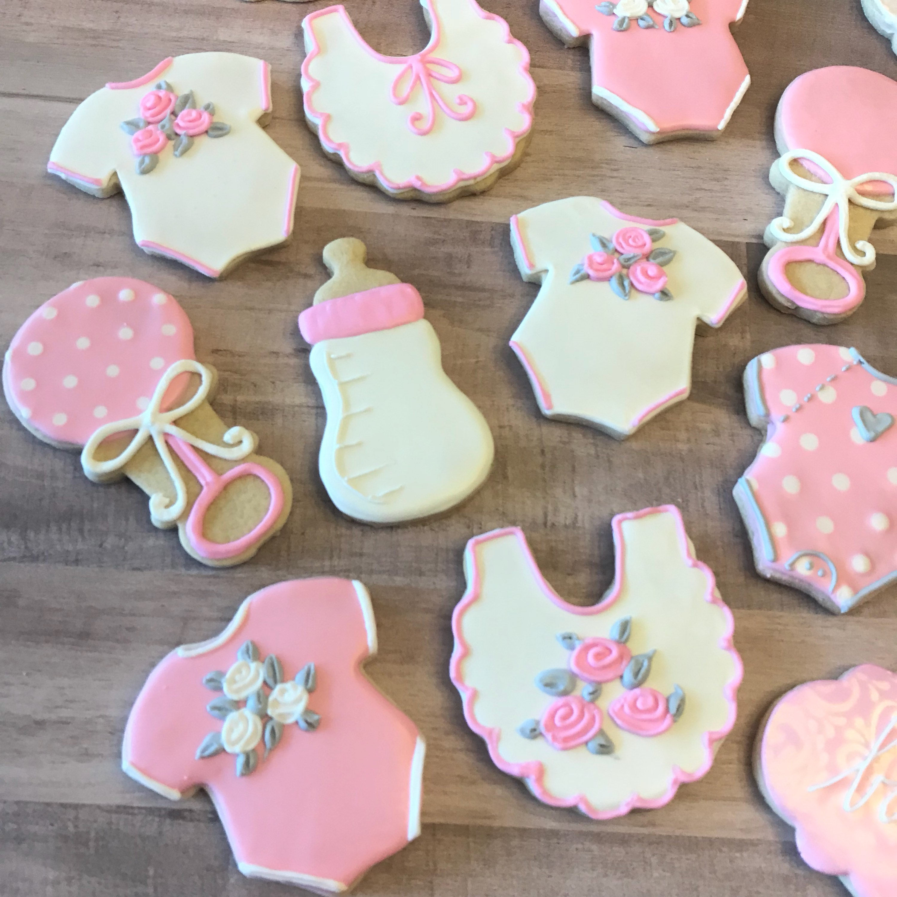 Baby Shower Cookies Premium Design 1 Dozen Etsy