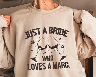 Bride Margarita Sweatshirt: Funny Bachelorette Party Crewneck