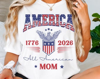America 250 Shirt 1776-2026 Fourth of July Matching Family Shirt All American Mom Dad Sister Brother Independence Day USA 250th Anniversary