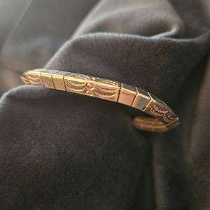 Native American sterling silver triangle bracelet