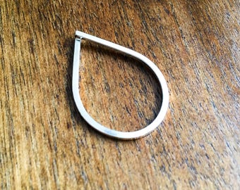 Overlap Teardrop Ring