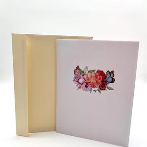 Tarjeta emergente 3D con forma de corazón y mariposas para el Día de la Madre, tarjeta de felicitación, tarjeta del Día de la Madre, tarjeta de San Valentín, tarjeta de cumpleaños, tarjeta de deseos