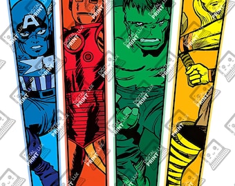Avengers PNG, Hulk, Captain America, Iron Man, Thor (High Resolution)