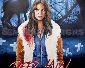 Deer Lady  11"x17"