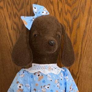 DACHSHUND Dog Decorative Vacuum Cleaner Cover Dress Fabric Choices Made to Order image 3