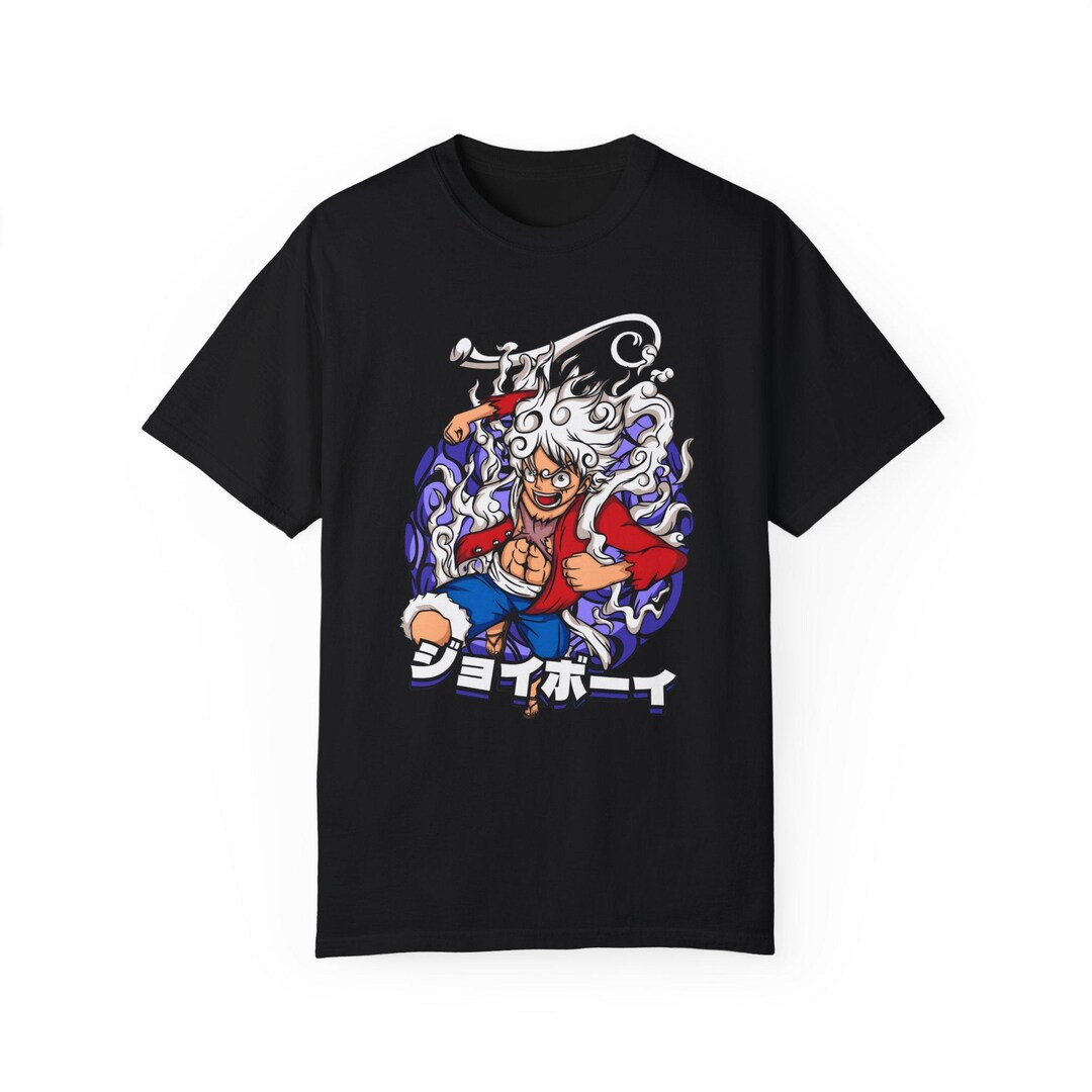 One Piece Anime T-Shirt - Monkey D. Luffy Gear 5 3D Print Tee For Boys And Girls