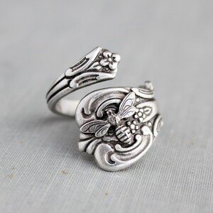 Bee Spoon Ring - Etsy